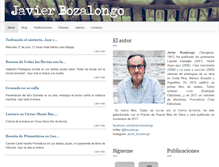 Tablet Screenshot of javierbozalongo.com